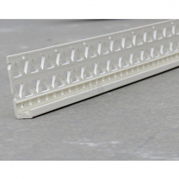 PVC PLASTIC Render 10mm Stop Bead IVORY 2.5m