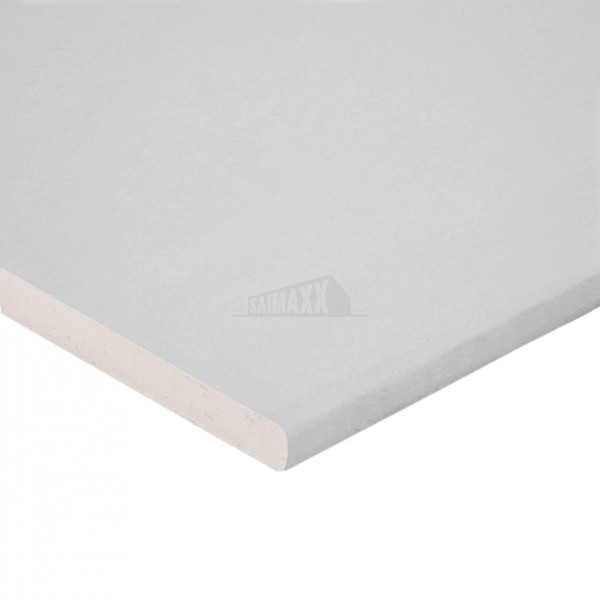 White STANDARD Plasterboard 12.5mm (1.8m x0.9m) T/E