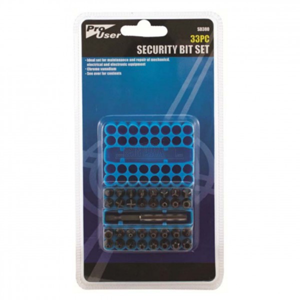 Pro User 33pc Security Bit Set (CR-V Bits)
