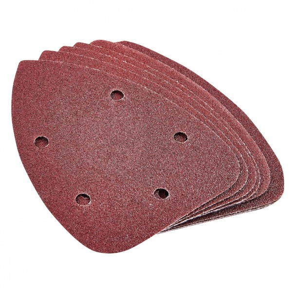 Amtech 10pc Delta Sanding Sheet Set Pack P80 (Medium) Grit