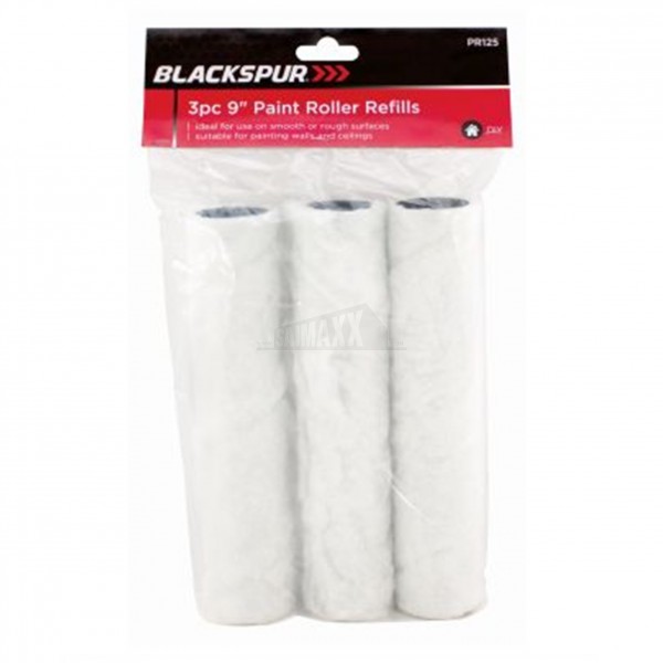 Blackspur 3pc 9" Paint Roller Refills