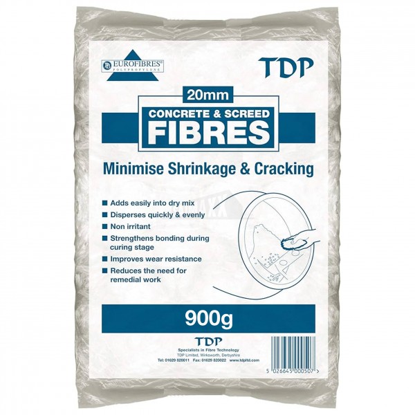 TDP 20mm Concrete & Screed Fibres 900g