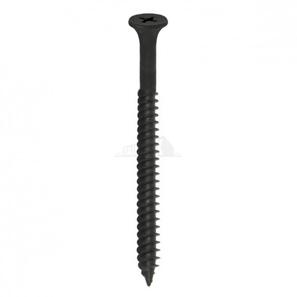 JG Drywall Screws BLACK Phosphate Fine Thread 4.2 x 75mm 500pc