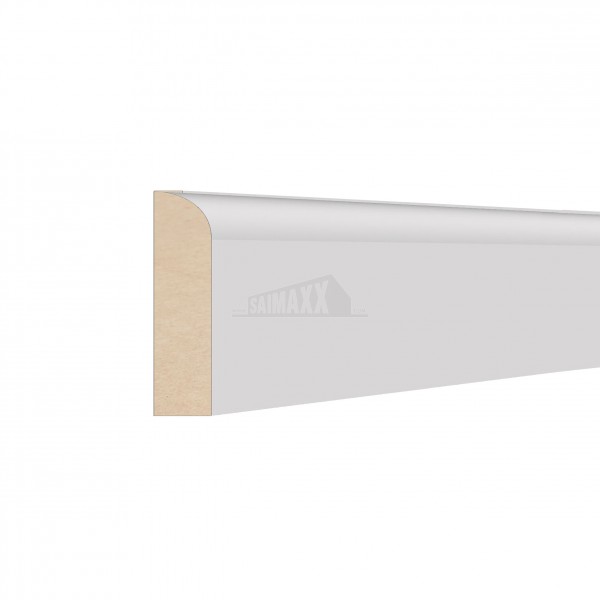 18 x 68mm (4.2m) Bullnose Skirting /Architrave White Primed MDF Per Piece
