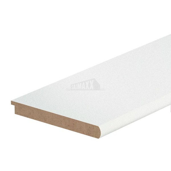 25 x194mm (3.66m) Nosed Window Board White Primed MDF Per Piece