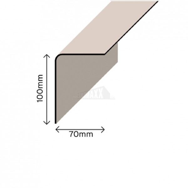GRP Trim 3m - EXTERNAL Angle (90 Degree Profile) Smooth & Shiny inside finish