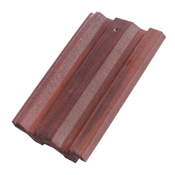 Marley Ludlow Plus Concrete Roof Tile 387x229mm Smooth OLD ENGLISH Dark Red