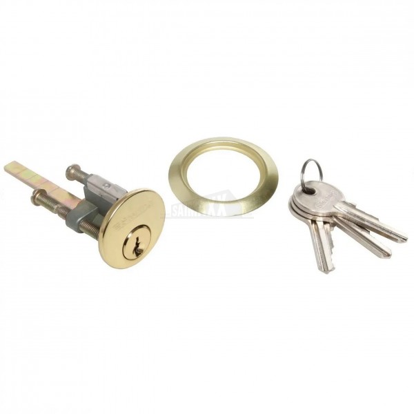 Sterling Replacement Nightlatch 5-Pin Rim Cylinder with 3 Keys Brass